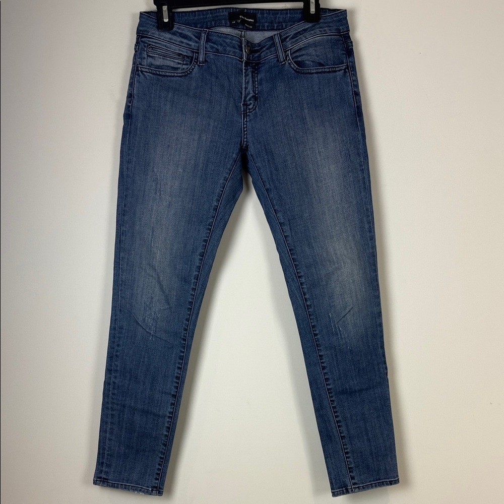 The Kooples Blue Skinny Jeans Short Fit Size 28